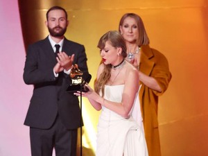 Taylor Swift Banjir Kritik, Diduga Abaikan Celine Dion Saat Menang Album Terbaik