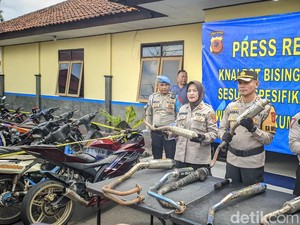Bikin Ganggu! Pemotor di Ciamis Pakai Knalpot Brong Cuma untuk Gaya
