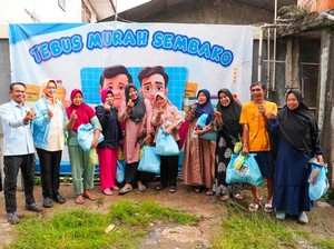 Dihadiri Airin, Barisan RFG Gelar Tebus Murah 2.000 Sembako di Tangerang