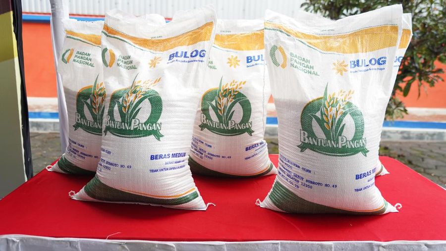 beras bantuan pangan 10 kg. (Dok. Bapanas)