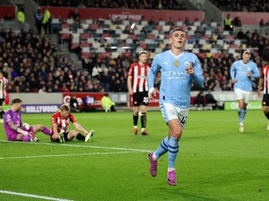 Brentford Vs Man City: Hat-trick Foden Menangkan The Citizens 3-1