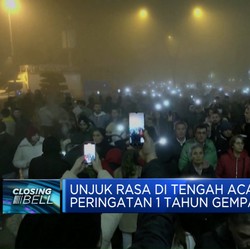 Video: Warga Turki Unjuk Rasa Saat Peringatan 1 Tahun Gempa