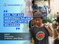 Kisah Pemulung yang Dijangkiti Kusta, Bertahan Demi Keluarga