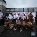 Potret APDESI Demo Lagi di Gedung DPR/MPR, Tiba-Tiba 