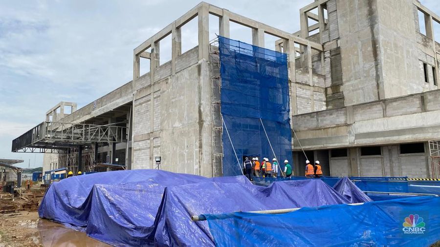 Site Visit Pusat Data Negara. (CNBC Indonesia/Novina Putri Bestari)