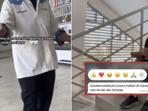Sweet! Pria Ini Diberi Pastel oleh Petugas Kebersihan di Kampusnya