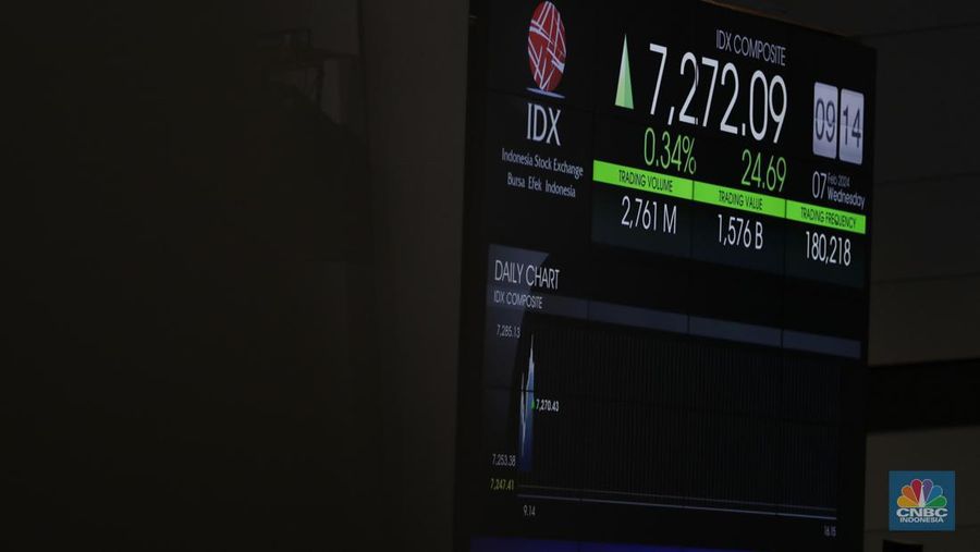 PT Ancara Logistics Indonesia Tbk (ALII) yang merupakan emiten Grup Bakrie, PT Terang Dunia Internusa Tbk (UNTD), emiten sektor teknologi PT Topindo Solusi Komunika Tbk (TOSK) dan PT Mitra Pedagang Indonesia Tbk (MPIX). Pembukaan perdagangan saham terdapat 4 emiten baru yang mencatatkan sahamnya secara perdana atau listing di Bursa Efek Indonesia, Jakarta, Rabu (7/2/2024). (²©²ÊÍøÕ¾/Tri Susilo)