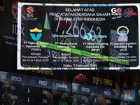 Potret Empat Emiten Baru Melantai di Bursa Efek Indonesia