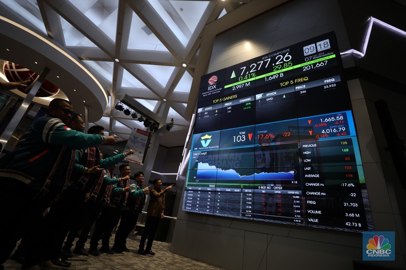 PT Ancara Logistics Indonesia Tbk (ALII) yang merupakan emiten Grup Bakrie, PT Terang Dunia Internusa Tbk (UNTD), emiten sektor teknologi PT Topindo Solusi Komunika Tbk (TOSK) dan PT Mitra Pedagang Indonesia Tbk (MPIX).