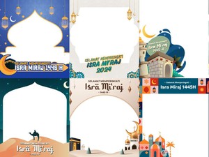 10 Twibbon Isra Mikraj 2026 Pilihan, Desain Keren Buat Pasang di Sosmed
