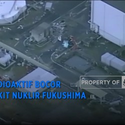 5,5 Ton Air Radioaktif Bocor Dari Pembangkit Nuklir Fukushima