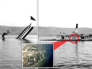Bangkai Titanic of the Alps Muncul Setelah Tenggelam 90 Tahun