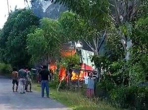 Pria di Mamuju Bakar Rumah Ortu gegara Kesal Dibangun di Lahan Orang Lain