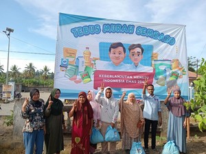 Tarik Simpati Warga, Relawan Gibran Geber Program Tebus Murah Sembako
