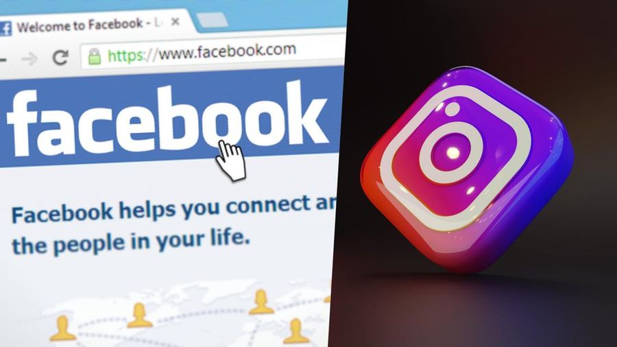 Foto kolase Facebook dan Instagram. (Dok. Pixabay)