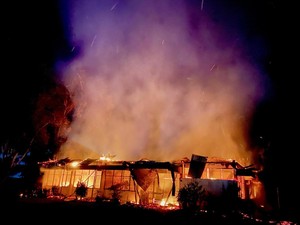 Kantor Disperindagkop Kepulauan Yapen Terbakar, Sempat Terdengar Ledakan