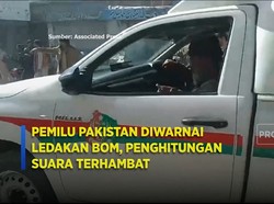 Pemilu Pakistan Diwarnai Ledakan Bom, Penghitungan Suara Terhambat
