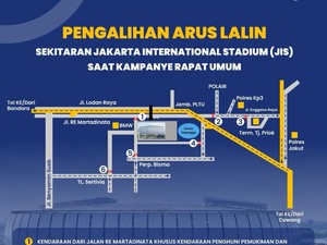 Jangan Lupa! Ini Rekayasa Lalin saat Kampanye Akbar di JIS dan GBK