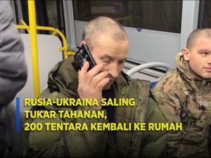 Rusia-Ukraina Saling Tukar Tahanan, 200 Tentara Kembali ke Rumah