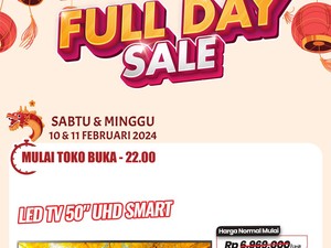 TV LED 50 UHD Smart TV di Transmart Full Day Sale Diskon Rp 2,1 Juta