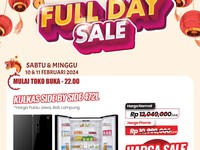 Super Murah! Transmart Jual Kulkas Mewah Rp 8 Jutaan di Sabtu & Minggu
