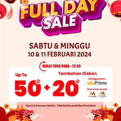 Transmart Full Day Sale Tawarkan Diskon 50%+20% untuk AC hingga Sofa