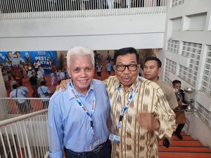 Adik Ipar Jusuf Kalla Hadir di Kampanye Akbar Prabowo-Gibran