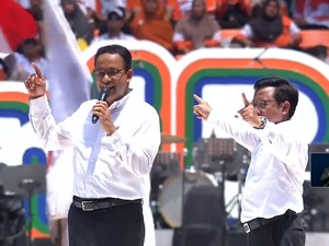 Anies Sapa Surya Paloh, JK hingga Amien Rais saat Kampanye di JIS
