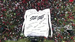 Ini Penampakan Kemeja Pundak Harapan Raksasa Ganjar-Mahfud