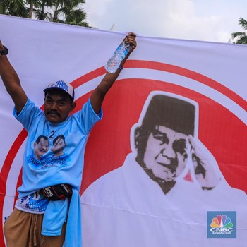 Penampakan Ribuan Simpatisan Prabowo-Gibran Mulai Padati GBK