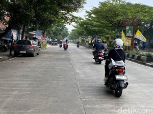 Arus Lalu Lintas di Kota Bandung Lengang Pagi Ini