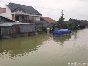 3 Hari Jalur Pantura Kudus-Demak Lumpuh Imbas Banjir, Ada Truk Terendam