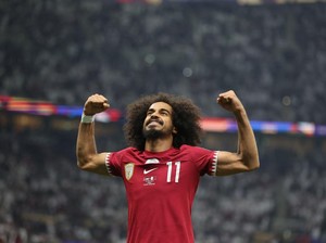 Momen Hat-trick hingga Trik Sulap Akram Afif di Final Piala Asia 2023