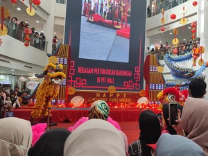 4 Mal di Palembang yang Meriahkan Imlek dengan Barongsai-Festival Kuliner
