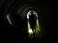Wujud Terowongan Bawah Tanah Sepanjang 700 Meter, Diduga Milik Hamas