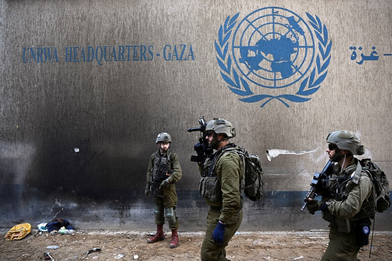 Tentara Israel mengklaim berhasil temukan terowongan bawah tanah milik kelompok Hamas di Jalur Gaza. (REUTERS/Dylan Martinez)