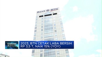 Video: 2023, BTN Cetak Laba Bersih Rp 3,5 T, Naik 15% (YoY)