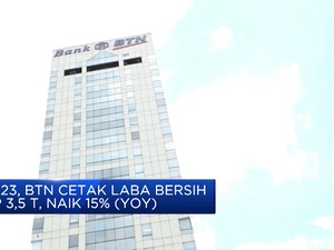 Video: 2023, BTN Cetak Laba Bersih Rp 3,5 T, Naik 15% (YoY)