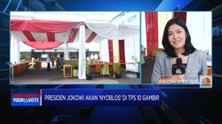 Video: Presiden Jokowi Akan 'Nyoblos' di TPS 10 Gambir