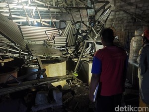 Ketel Uap Meledak, Bangunan Pabrik Tahu di Wonosari Rusak