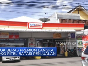Video: Stok Beras Premium Langka, Toko Ritel Batasi Penjualan