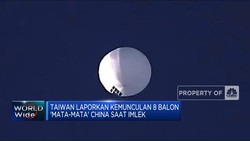 Video: Taiwan Laporkan Kemunculan 8 Balon 'Mata-Mata' China Saat Imlek