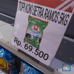 Nyaris Kosong! Penampakan Rak Beras di Ritel Modern DKI, Beli Dibatasi