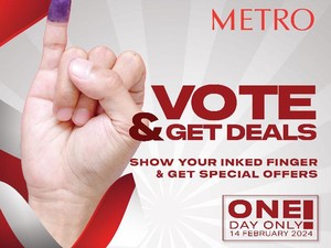 Promo Setelah Nyoblos, Metro Departmen Store Diskon Hingga 50%