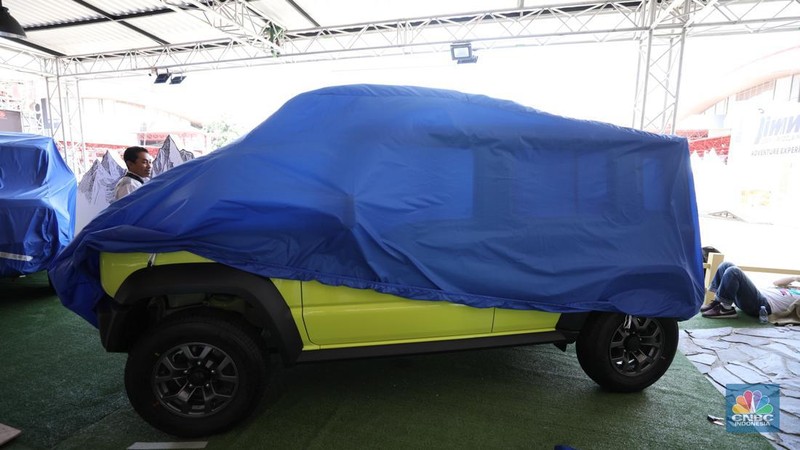 Internasional Motor Show (IIMS), Kemayoran, Jakarta, Selasa (13/2/2024). (CNBC Indonesia/Tri Susilo)