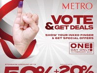 Promo Pemilu, METRO Department Store Kasih Diskon Hingga 70%