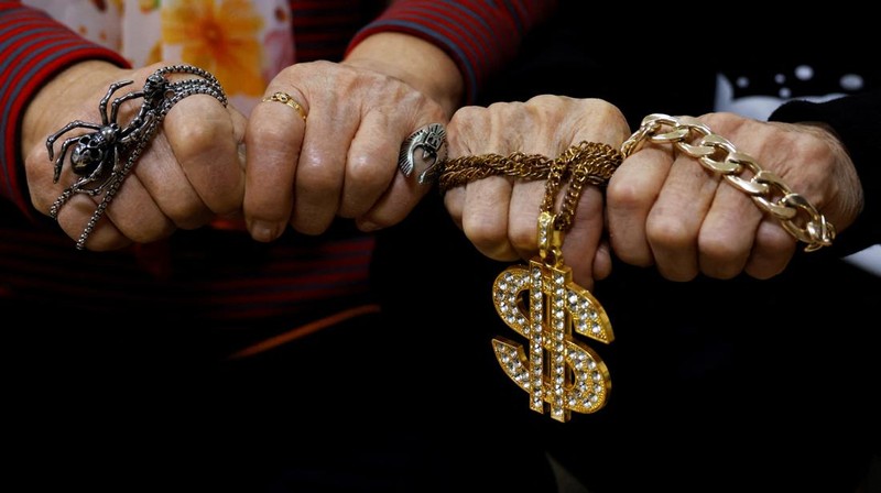 Lee Pil-sun, 85, a member of the granny rap group 