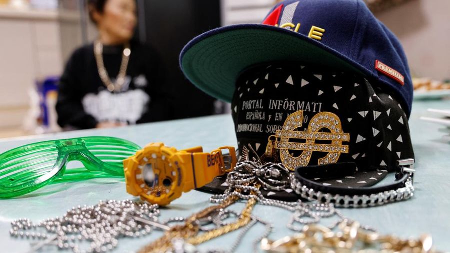 Lee Pil-sun, 85, a member of the granny rap group 