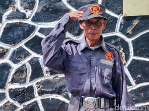 Kisah di Balik Seragam Hansip Kedodoran Abah Unen