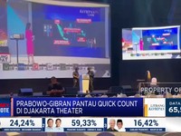 Video: Pantau Quick Count, Pendukung Prabowo ke Djakarta Theater